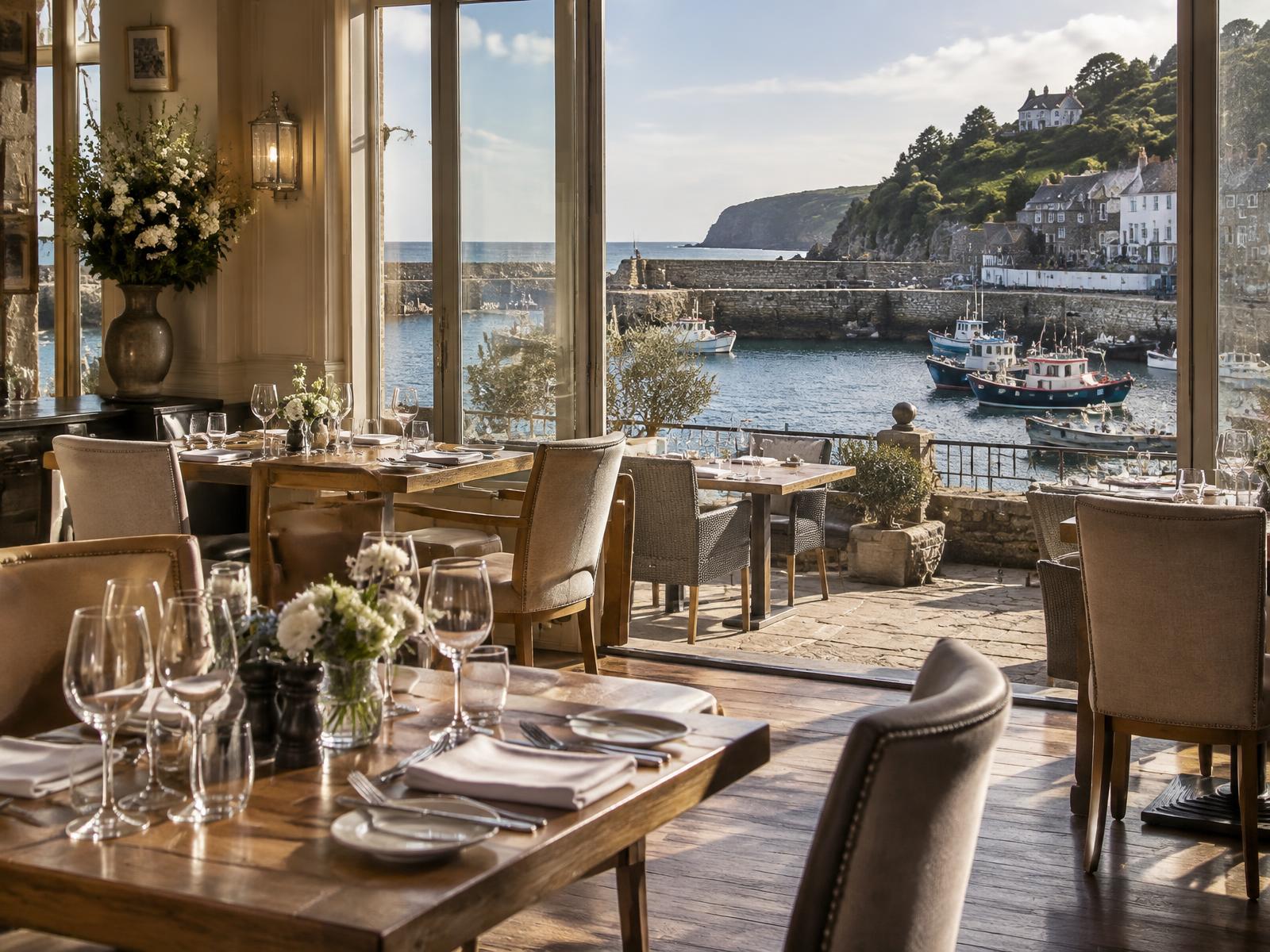 Premium hospitality space opening towards the coast
